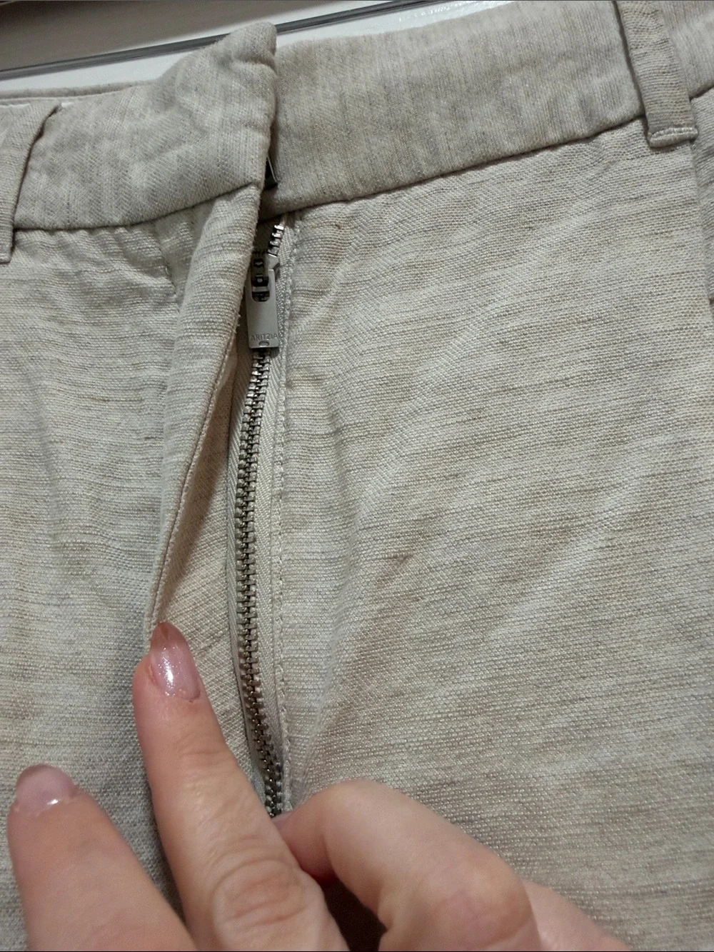 Aritzia The Effortless Linen Blend Trousers Size 2